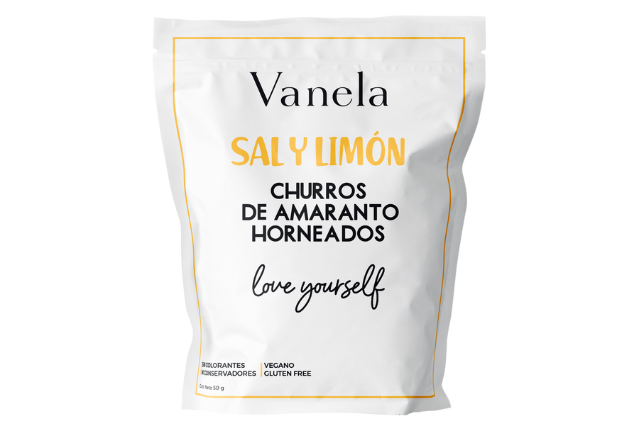 Churritos de Amaranto Sal y Limón 60g