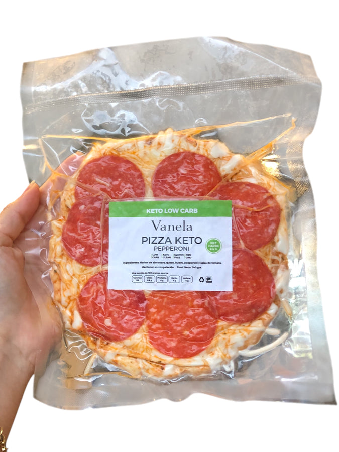 Pizza Keto Peperoni