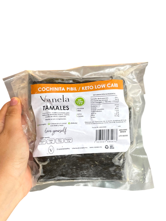 Tamales Keto Cochinita Pibil