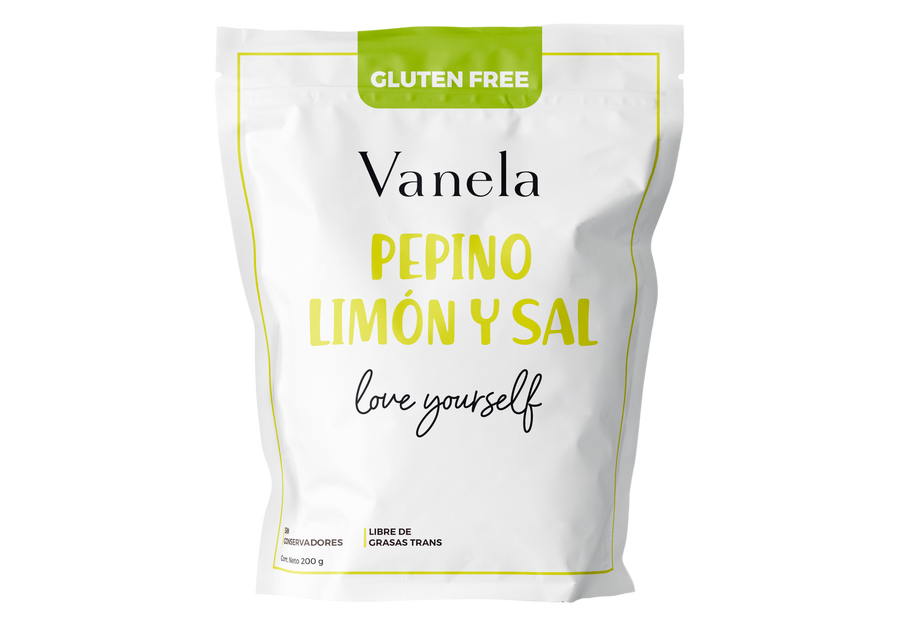 Chips de Pepino Limón y Sal 200g