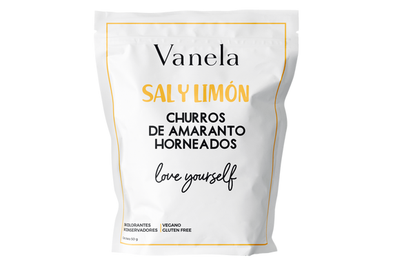 Churritos de Amaranto Sal y Limón 60g